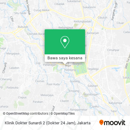Peta Klinik Dokter Sunardi 2 (Dokter 24 Jam)