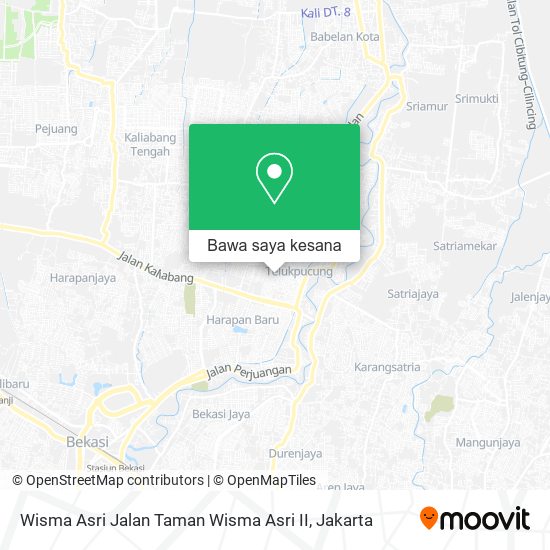 Peta Wisma Asri Jalan Taman Wisma Asri II