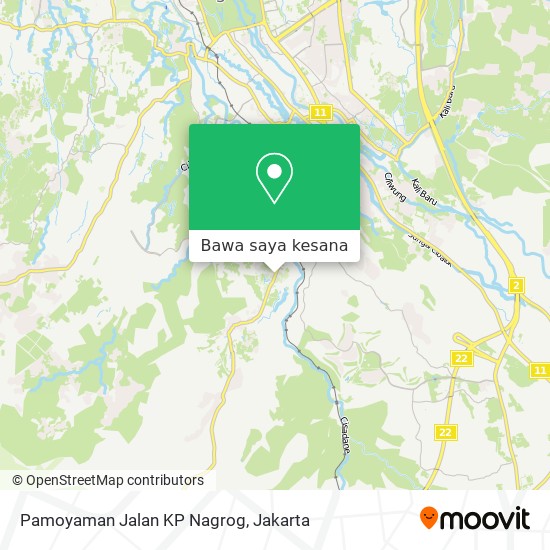 Peta Pamoyaman Jalan KP Nagrog