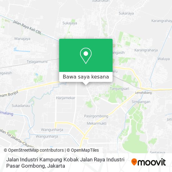 Peta Jalan Industri Kampung Kobak Jalan Raya Industri Pasar Gombong