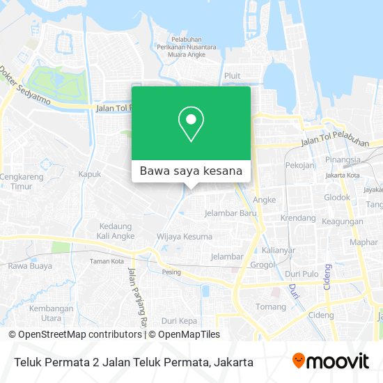 Peta Teluk Permata 2 Jalan Teluk Permata