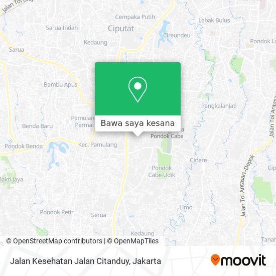Peta Jalan Kesehatan Jalan Citanduy