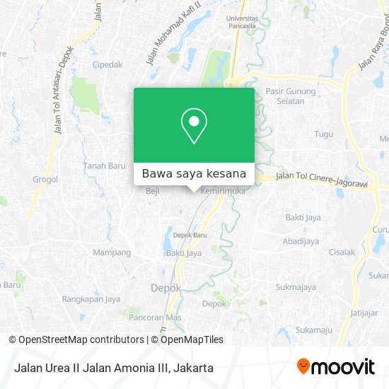 Peta Jalan Urea II Jalan Amonia III