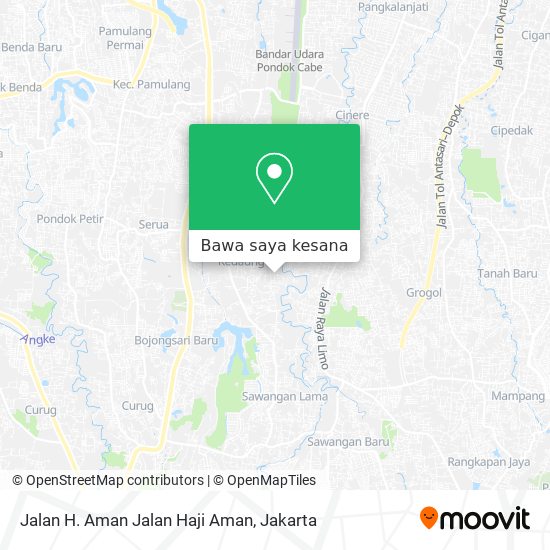 Peta Jalan H. Aman Jalan Haji Aman