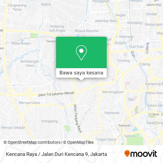 Peta Kencana Raya / Jalan Duri Kencana 9