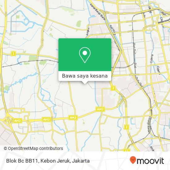 Peta Blok Bc BB11, Kebon Jeruk