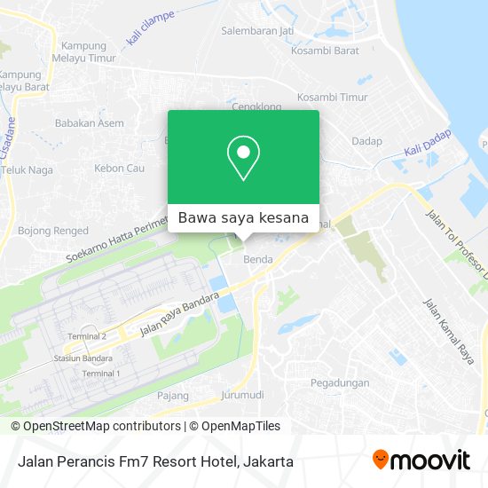 Peta Jalan Perancis Fm7 Resort Hotel