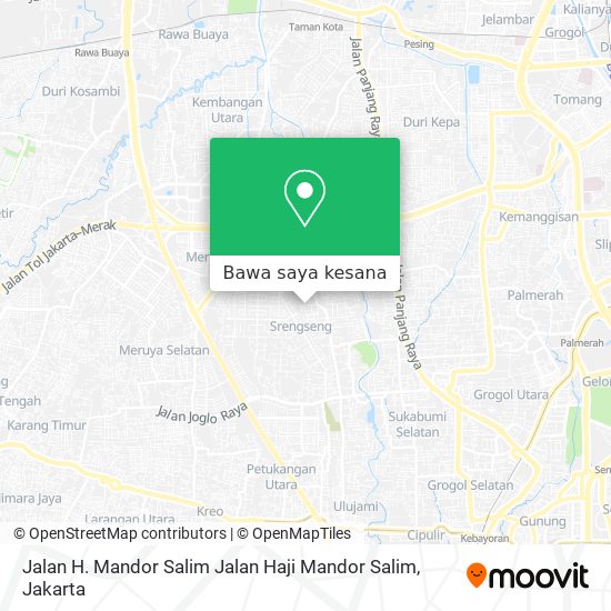Peta Jalan H. Mandor Salim Jalan Haji Mandor Salim