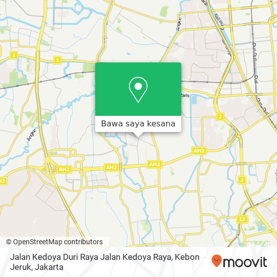 Peta Jalan Kedoya Duri Raya Jalan Kedoya Raya, Kebon Jeruk