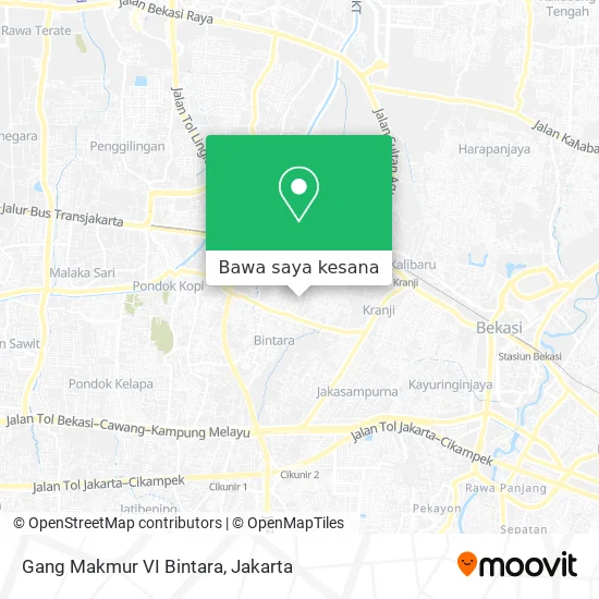 Peta Gang Makmur VI Bintara