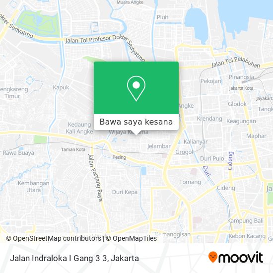 Peta Jalan Indraloka I Gang 3 3