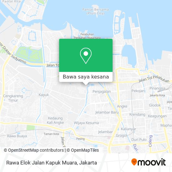 Peta Rawa Elok Jalan Kapuk Muara