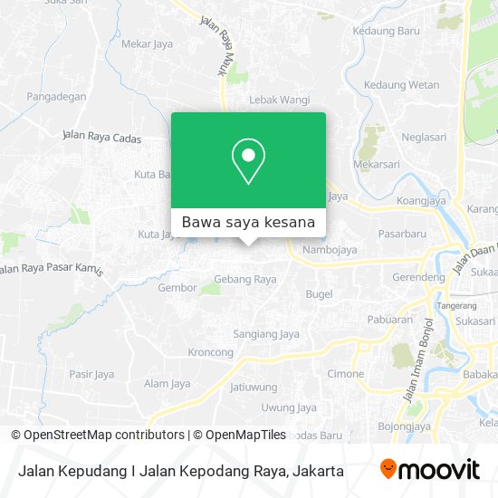 Peta Jalan Kepudang I Jalan Kepodang Raya
