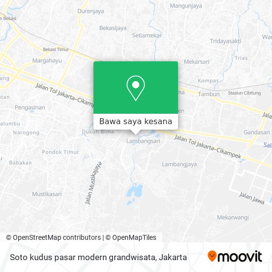 Peta Soto kudus pasar modern grandwisata