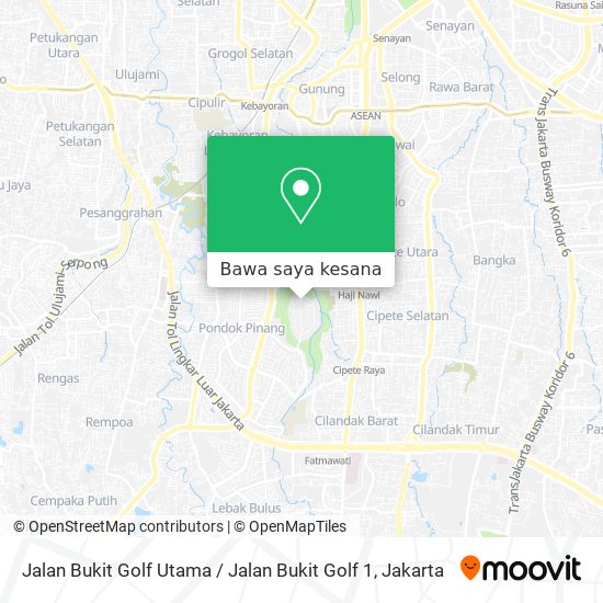 Peta Jalan Bukit Golf Utama / Jalan Bukit Golf 1