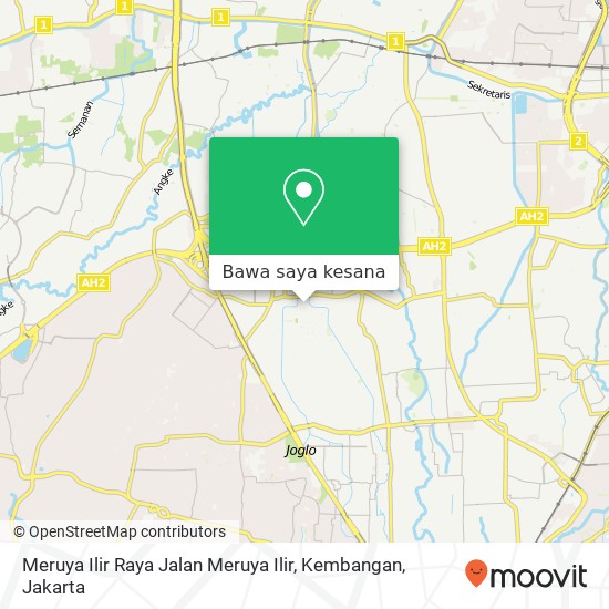 Peta Meruya Ilir Raya Jalan Meruya Ilir, Kembangan