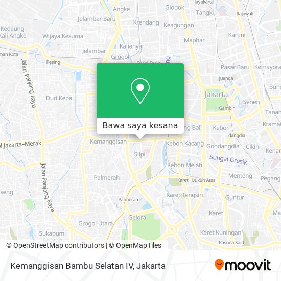 Peta Kemanggisan Bambu Selatan IV