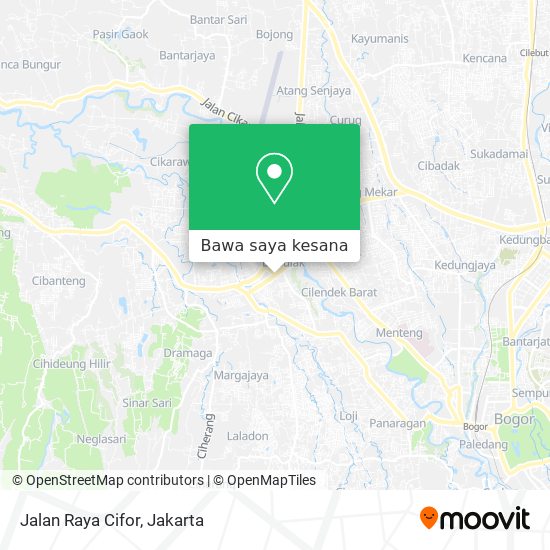 Peta Jalan Raya Cifor