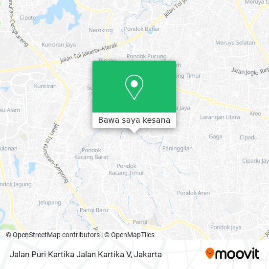 Peta Jalan Puri Kartika Jalan Kartika V