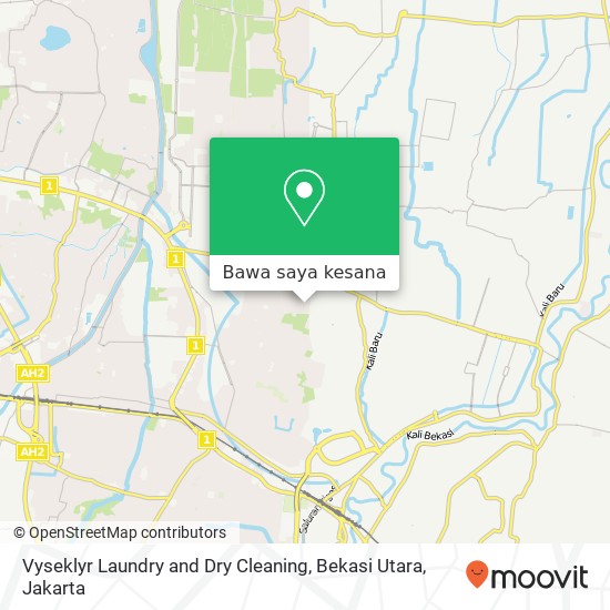 Peta Vyseklyr Laundry and Dry Cleaning, Bekasi Utara