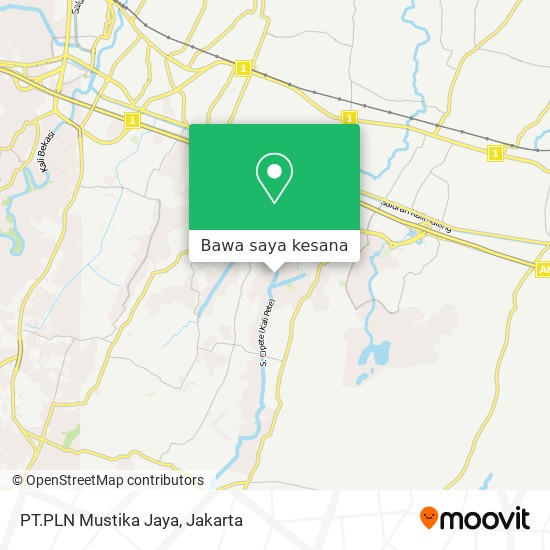 Peta PT.PLN Mustika Jaya