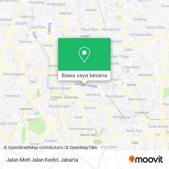 Peta Jalan Moh Jalan Kediri