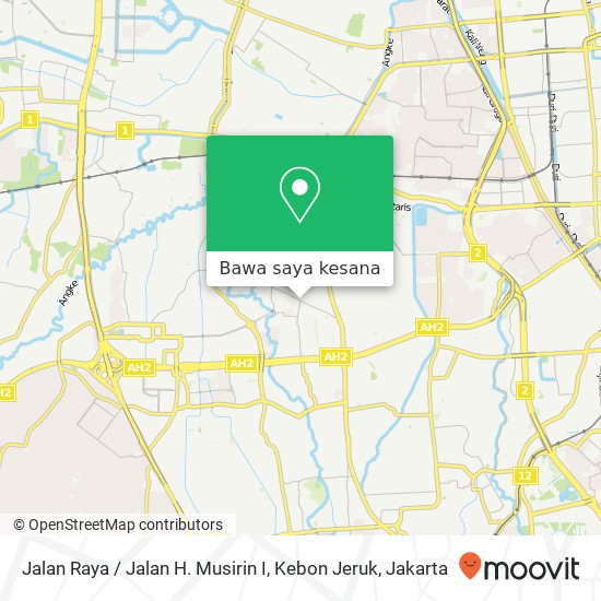 Peta Jalan Raya / Jalan H. Musirin I, Kebon Jeruk