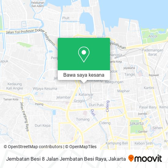 Peta Jembatan Besi 8 Jalan Jembatan Besi Raya