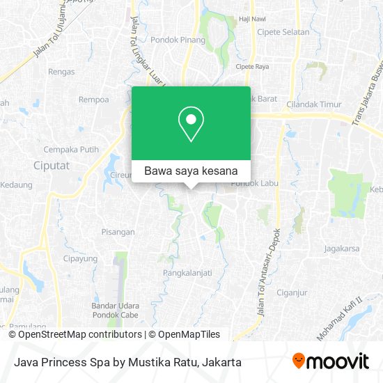 Peta Java Princess Spa by Mustika Ratu