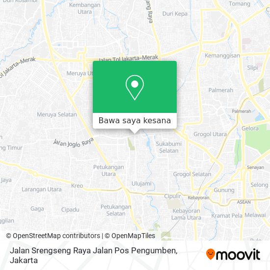 Peta Jalan Srengseng Raya Jalan Pos Pengumben