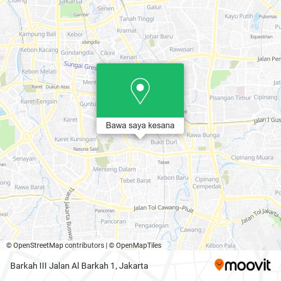 Peta Barkah III Jalan Al Barkah 1