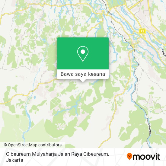 Peta Cibeureum Mulyaharja Jalan Raya Cibeureum