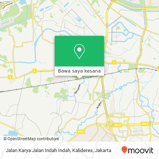 Peta Jalan Karya Jalan Indah Indah, Kalideres