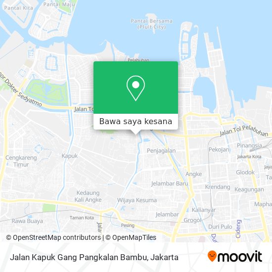 Peta Jalan Kapuk Gang Pangkalan Bambu