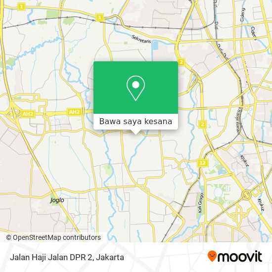 Peta Jalan Haji Jalan DPR 2