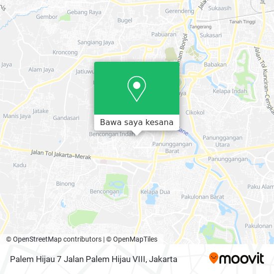 Peta Palem Hijau 7 Jalan Palem Hijau VIII