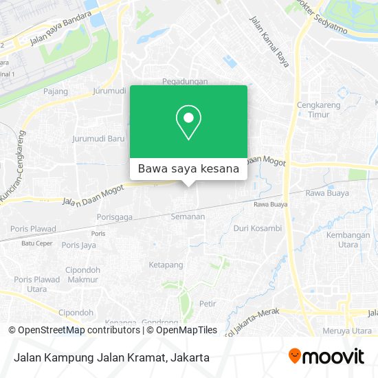Peta Jalan Kampung Jalan Kramat