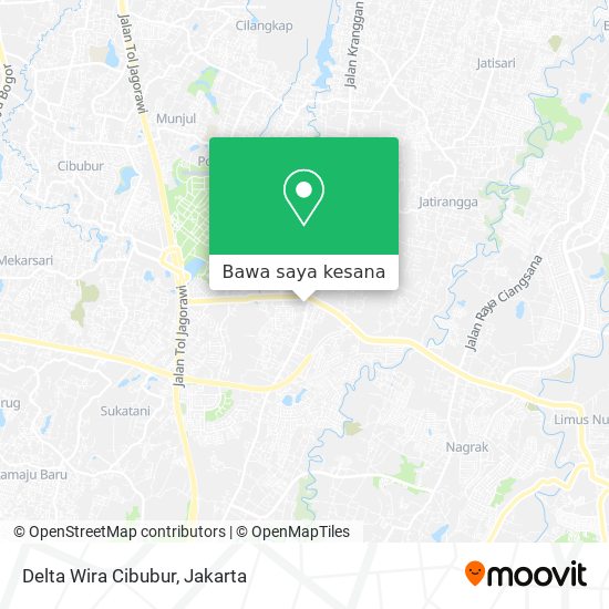 Peta Delta Wira Cibubur