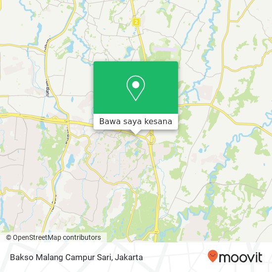 Peta Bakso Malang Campur Sari