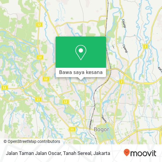 Peta Jalan Taman Jalan Oscar, Tanah Sereal