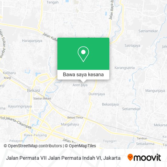Peta Jalan Permata VII Jalan Permata Indah VI