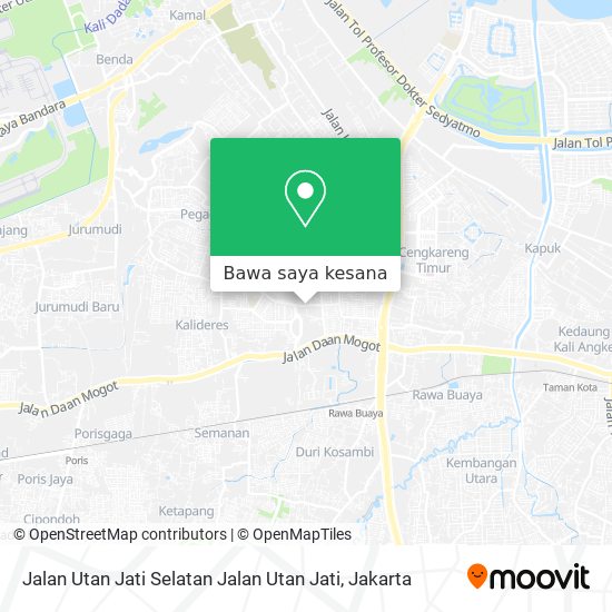 Peta Jalan Utan Jati Selatan Jalan Utan Jati