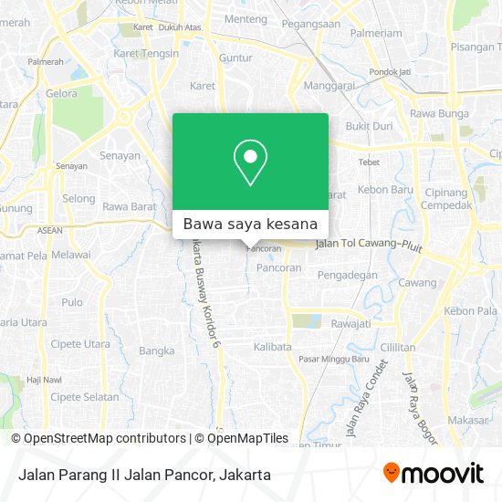 Peta Jalan Parang II Jalan Pancor