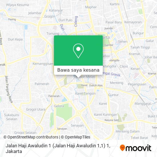 Peta Jalan Haji Awaludin 1 (Jalan Haji Awaludin 1,1) 1