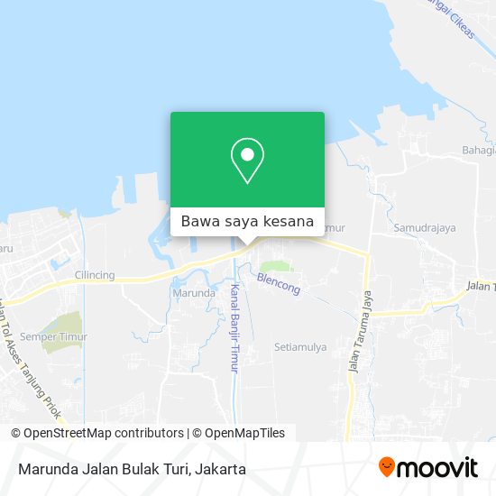 Peta Marunda Jalan Bulak Turi
