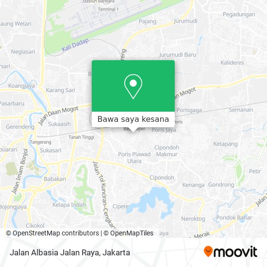 Peta Jalan Albasia Jalan Raya