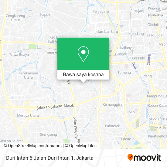 Peta Duri Intan 6 Jalan Duri Intan 1