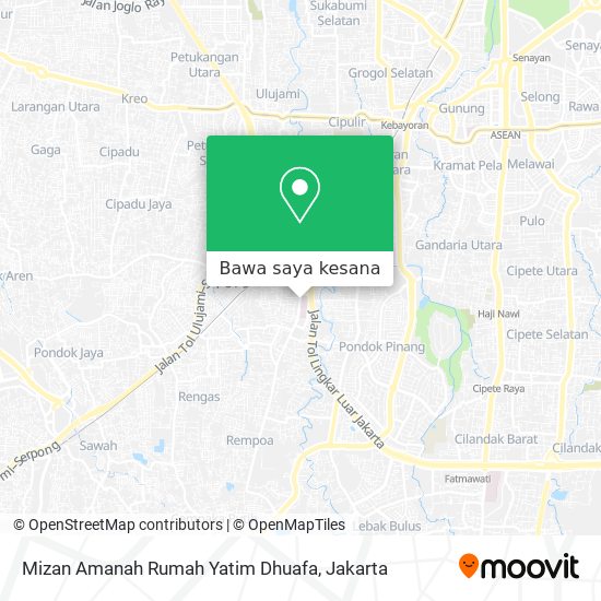 Peta Mizan Amanah Rumah Yatim Dhuafa