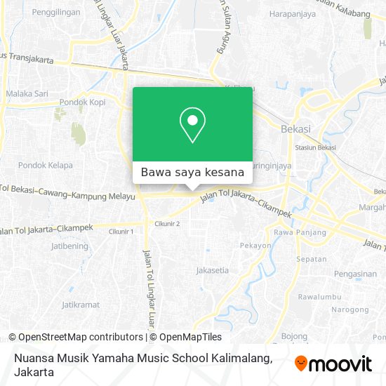 Peta Nuansa Musik Yamaha Music School Kalimalang