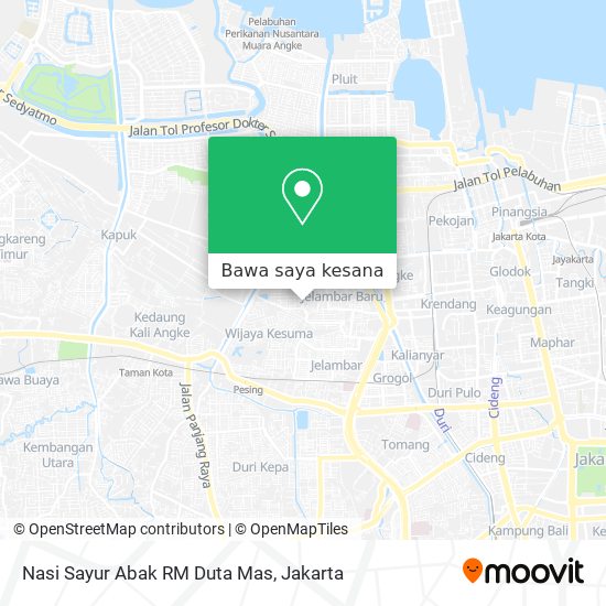 Peta Nasi Sayur Abak RM Duta Mas